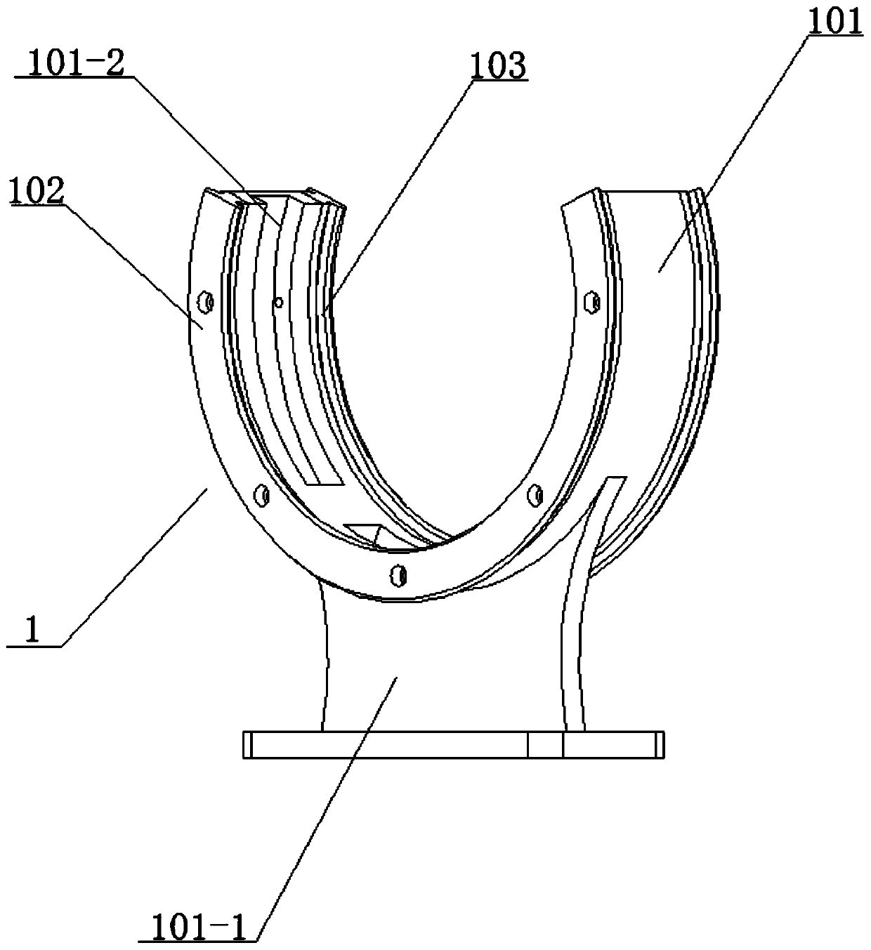 Open-loop adjustable wrist joint rehabilitation training exoskeleton