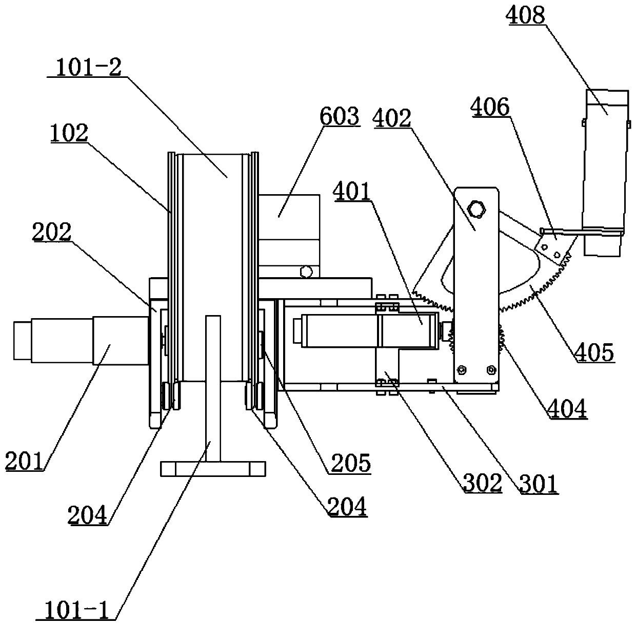 Open-loop adjustable wrist joint rehabilitation training exoskeleton