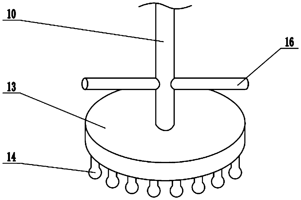 Sewage treatment device specially used for animal husbandry