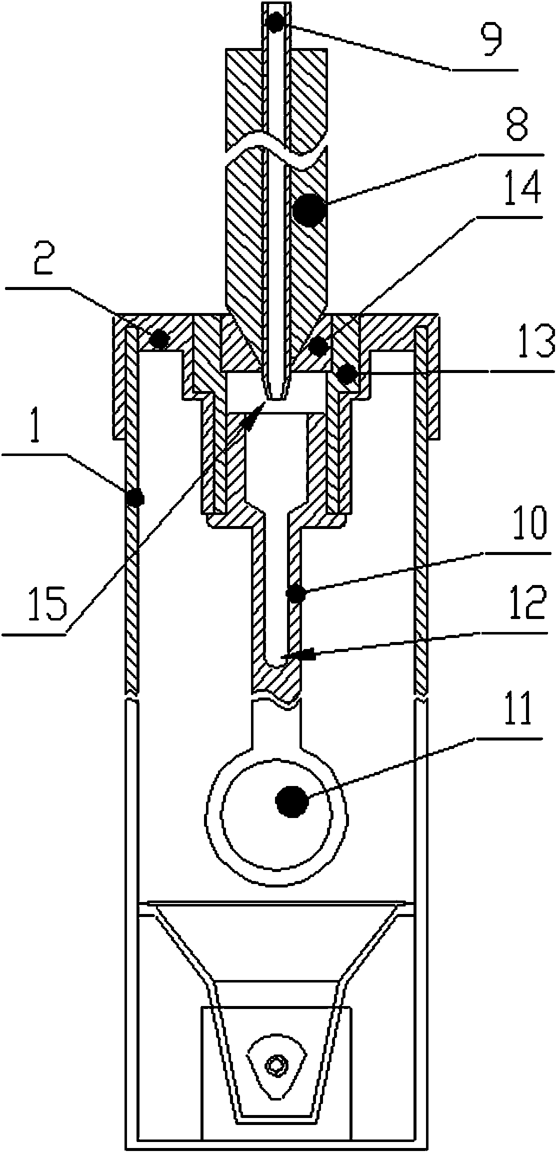 Body fluid detection preprocessing device