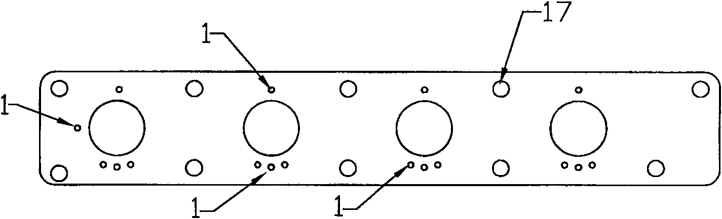 Air discharge system of motorboat engine