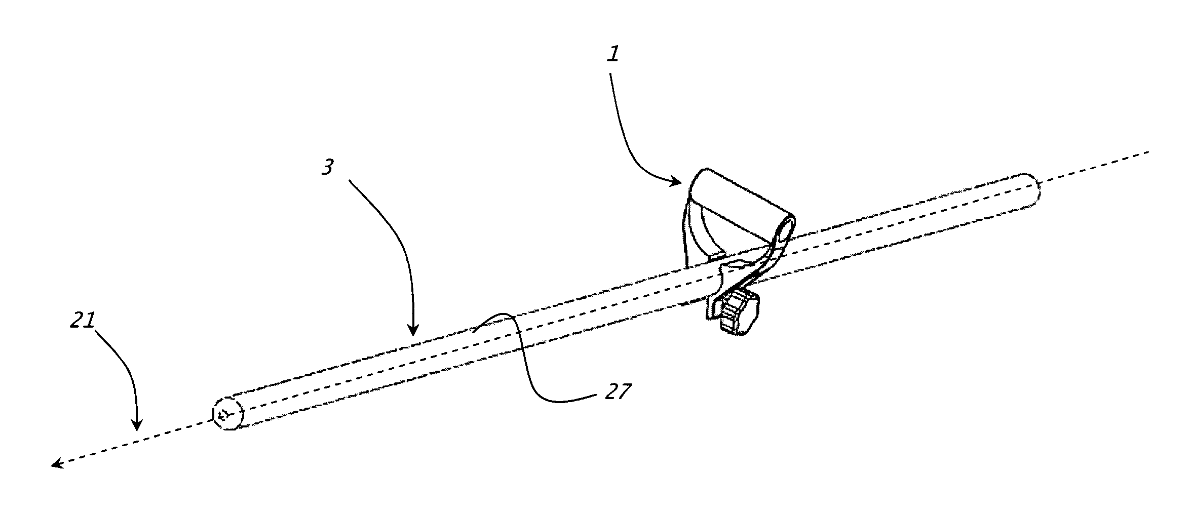 Removable auxiliary handle for tools