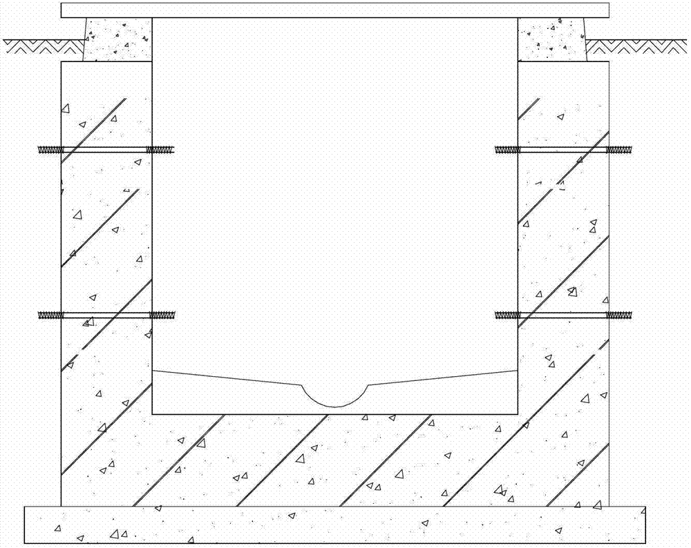 Concrete cable channel construction process