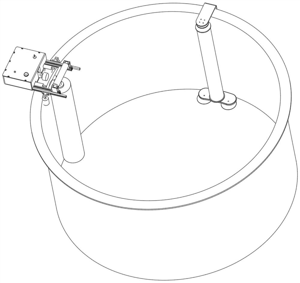 Spring contraction type fish driving device and working method thereof