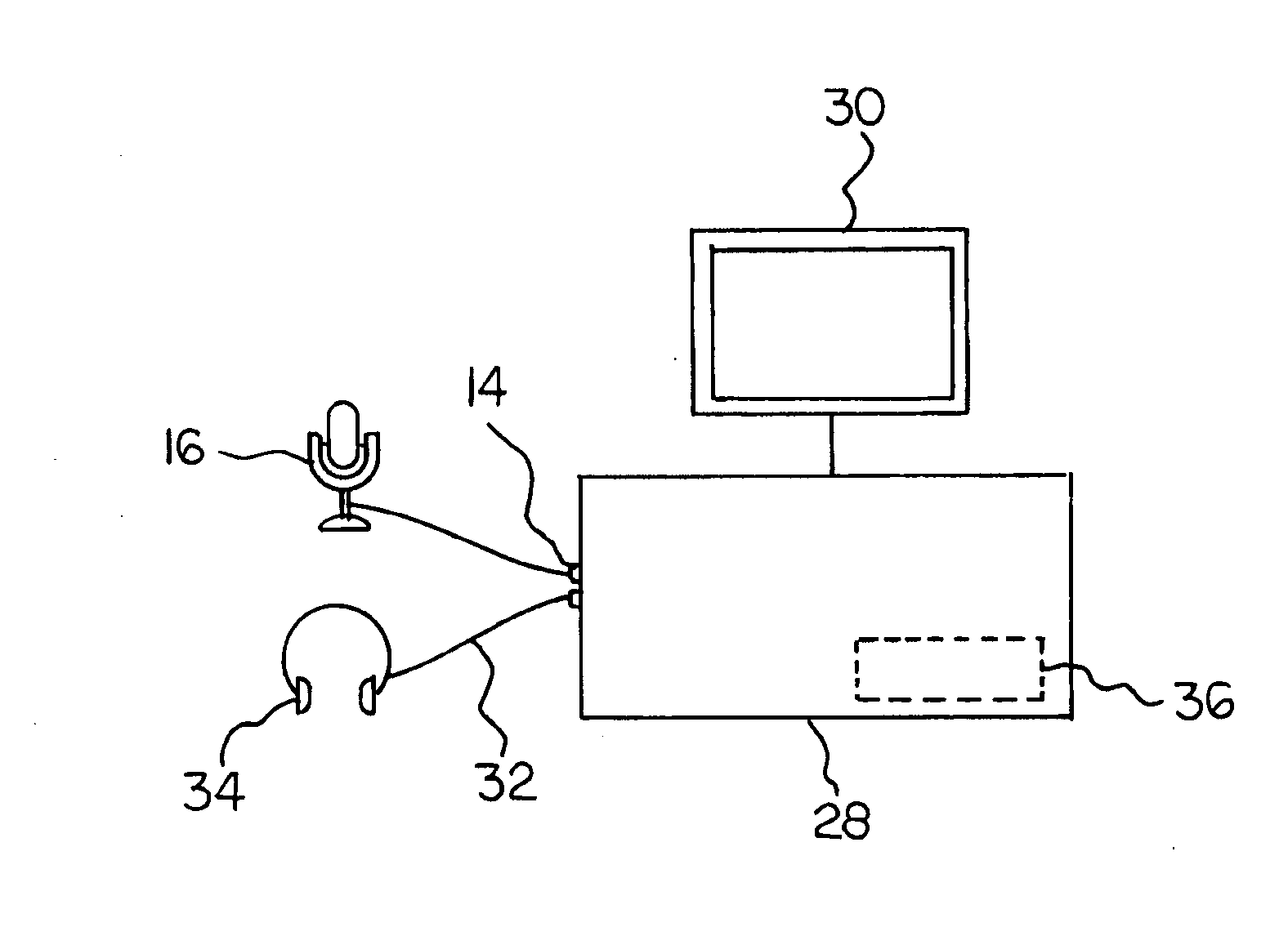 Computer-Aided Learning System Employing a Pitch Tracking Line