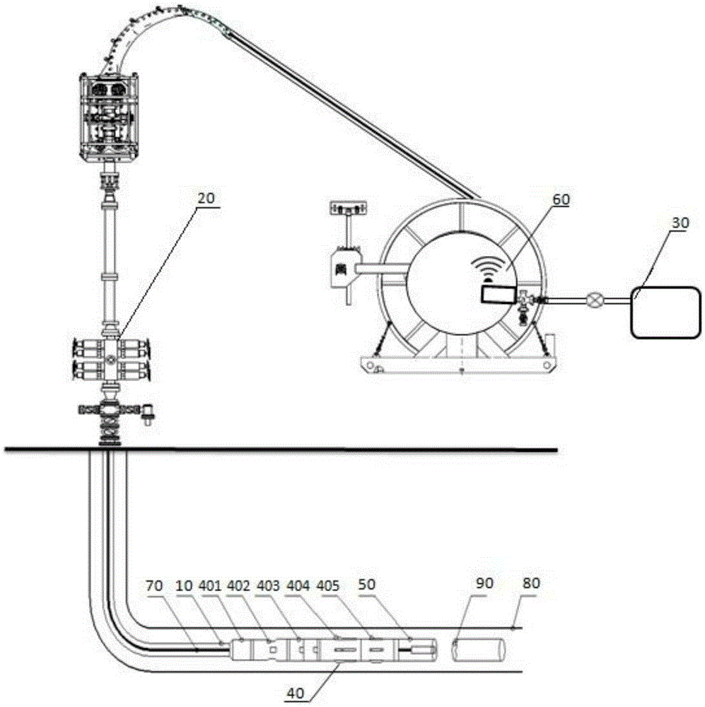 Underground visual probing equipment and method