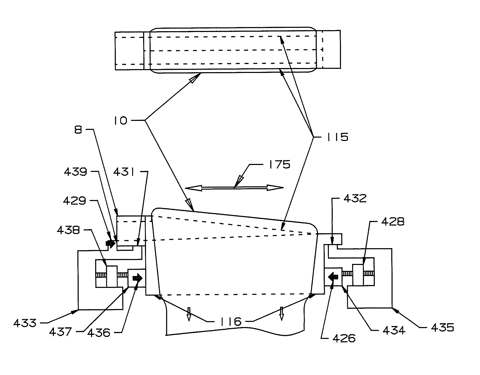 Overflow downdraw glass forming method and apparatus