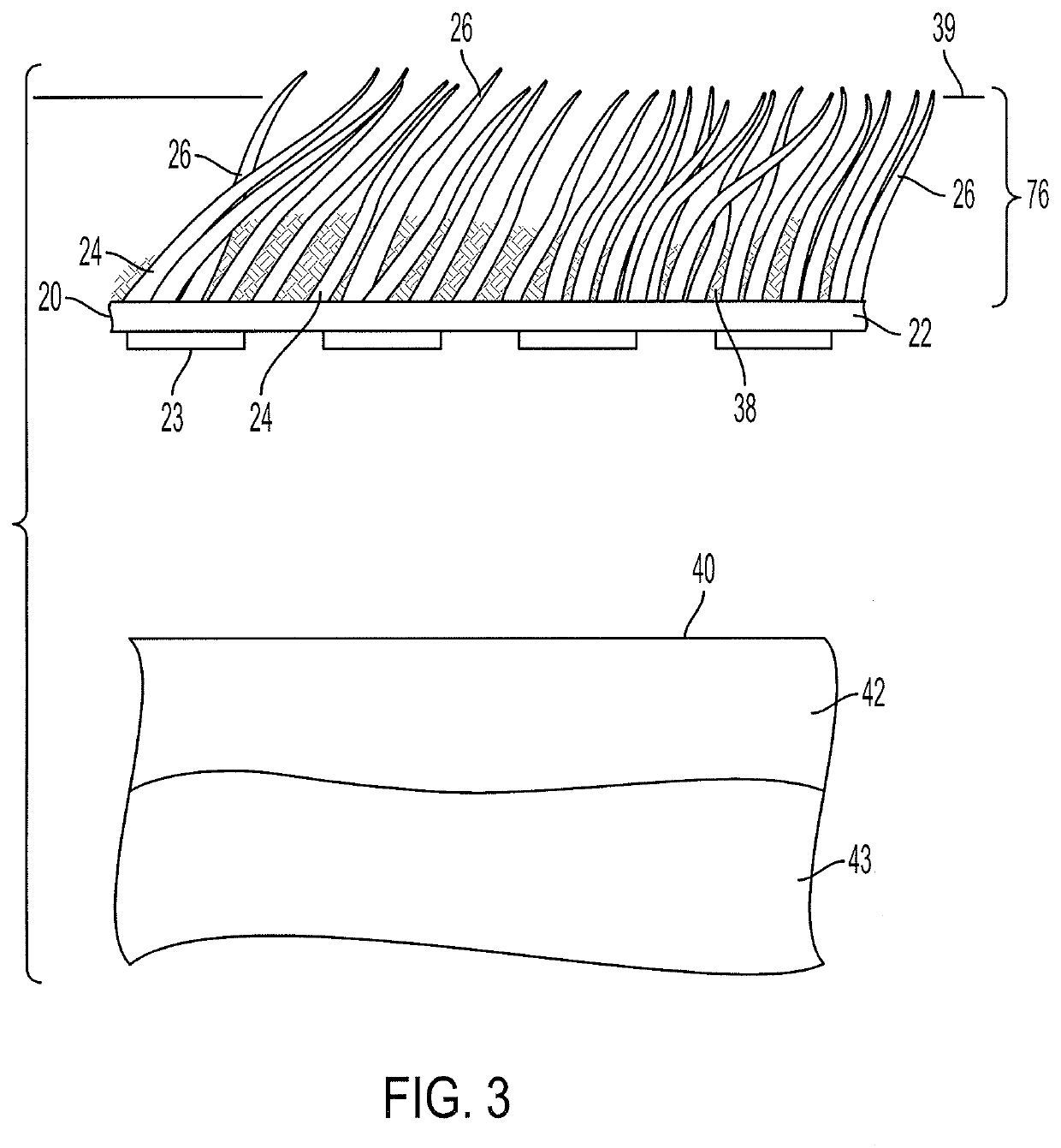 Tufted Geotextile With Increased Shear Resistance To Hydraulic Infill Displacement And Dry-Flow Loading