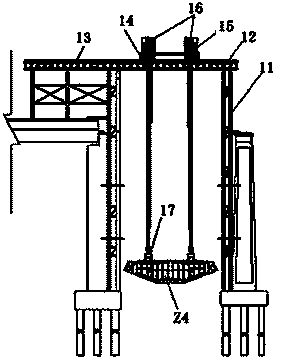 Steel box girder erection method applied to steel and concrete hybrid girder cable-stayed bridge