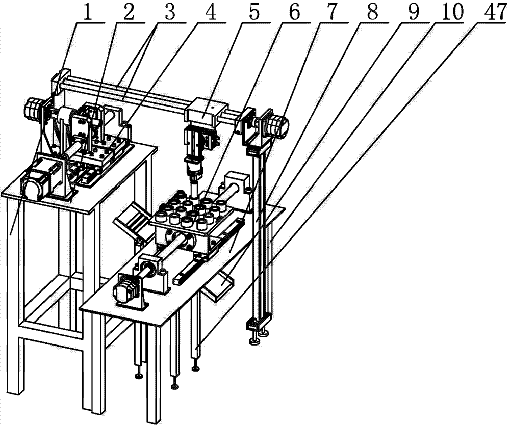 Fully-automatic opening sealing machine of sliding boot plunger component