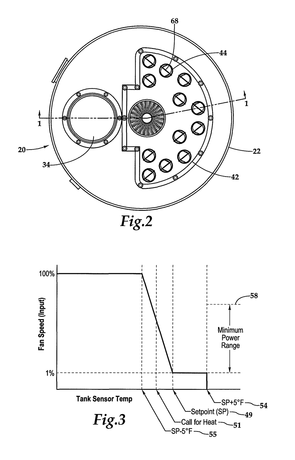 Condensing water heater and condensation control system