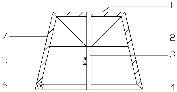 Vehicle-mounted circular truncated cone-shaped quick lifesaving drifting device