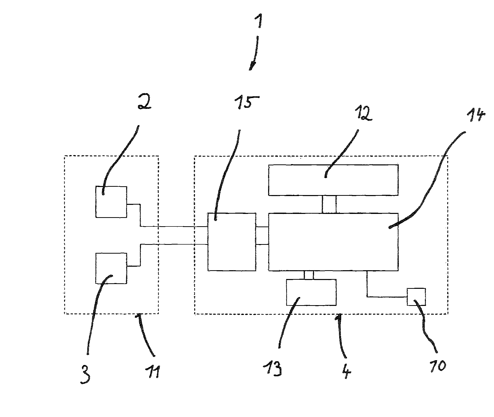 Device and method for the transdermal stimulation of a nerve of the human body