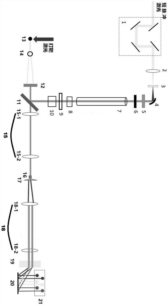 High-temporal-spatial-resolution optical system suitable for X-ray diagnosis