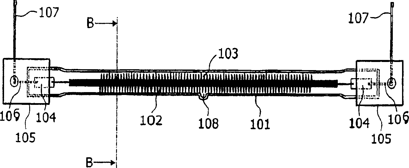 Lamp with double filament