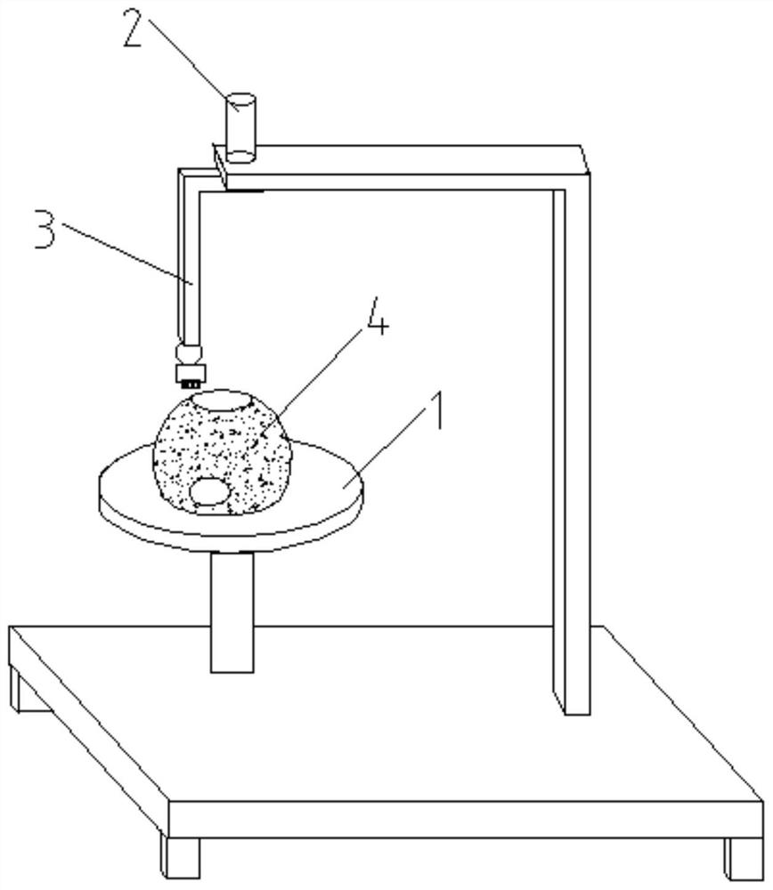 A three-dimensional model splicing device and method