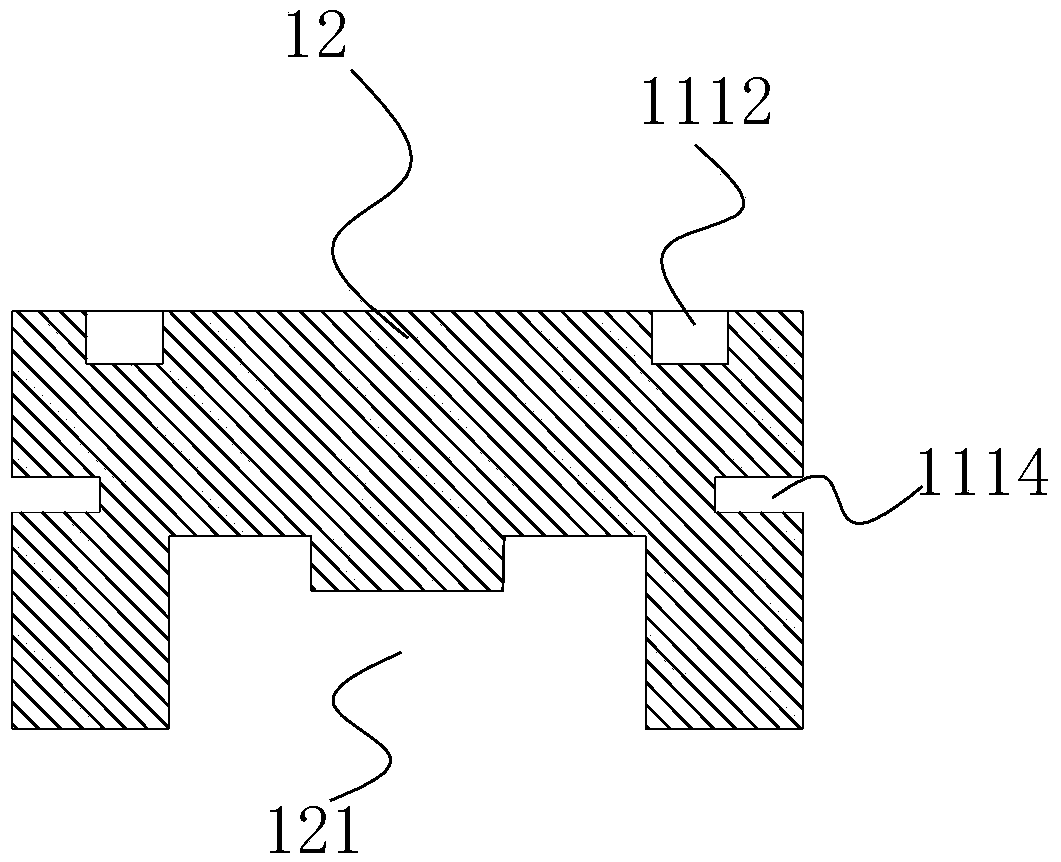 Combined core-inlaid die and application method thereof