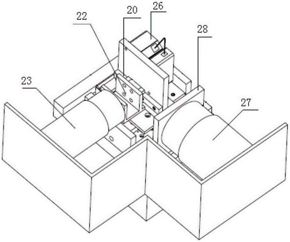 Large-aperture ultra-precise grinding machine integrated system