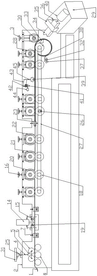 Edging machine special for electric tricycle