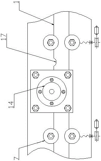 Edging machine special for electric tricycle