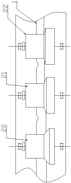 Edging machine special for electric tricycle