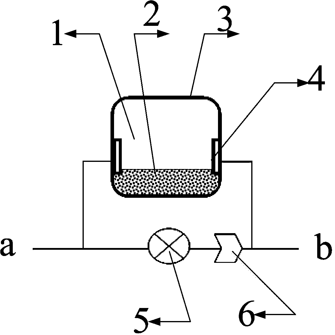 Liquid metal circuit switch device