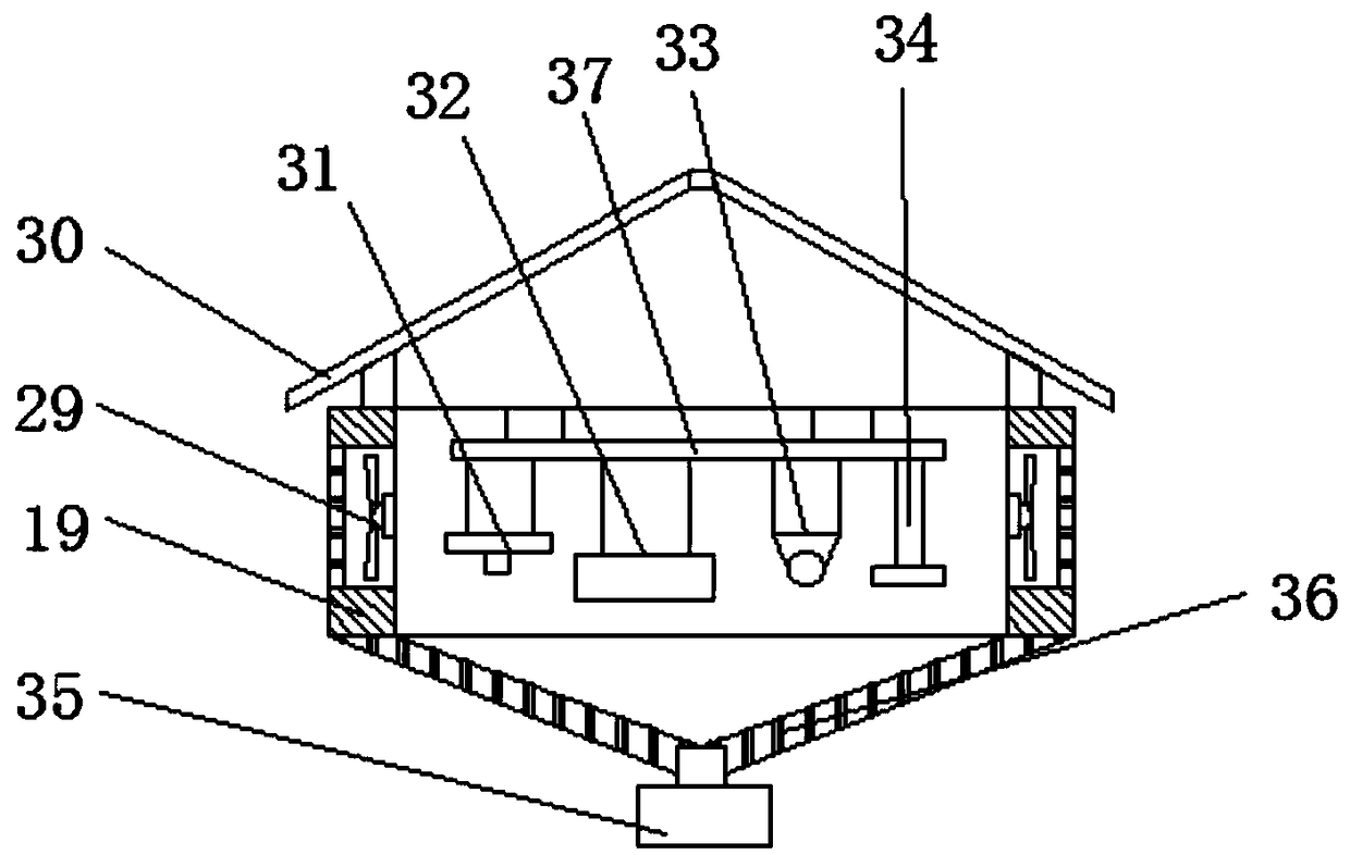 Adjustable reservoir level measuring device based on network technology