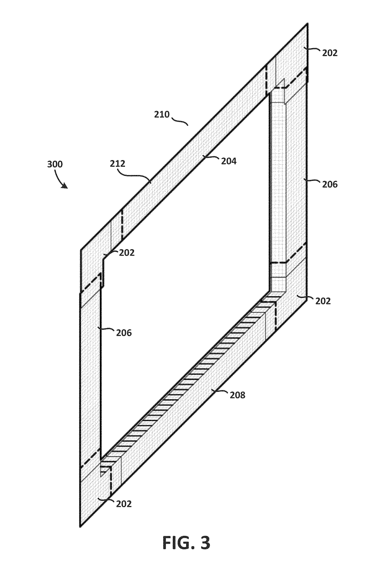 Three-dimensional prefabricated flashing scaffolding system