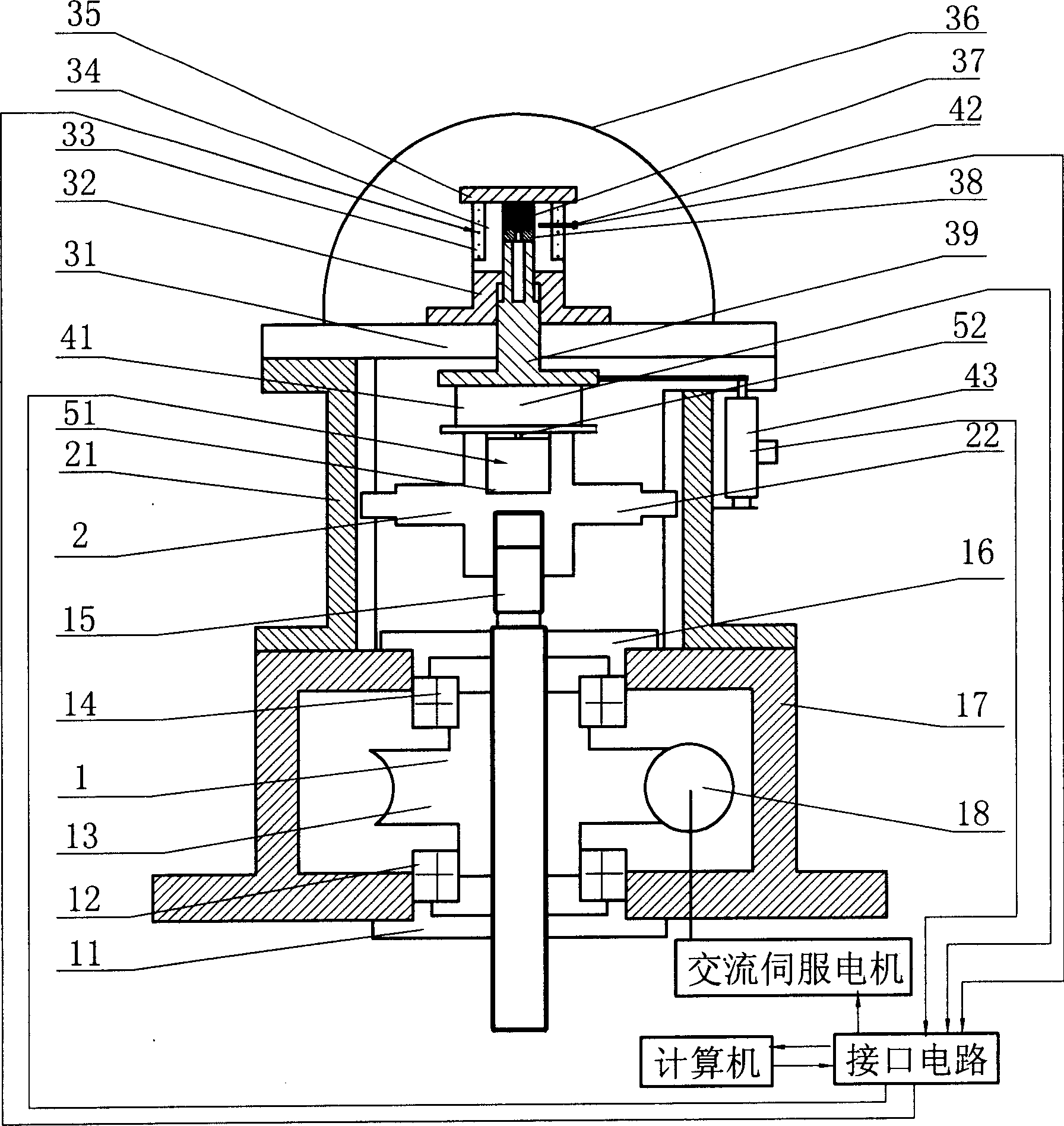 Super plasticity extruding and forming device for micro parts