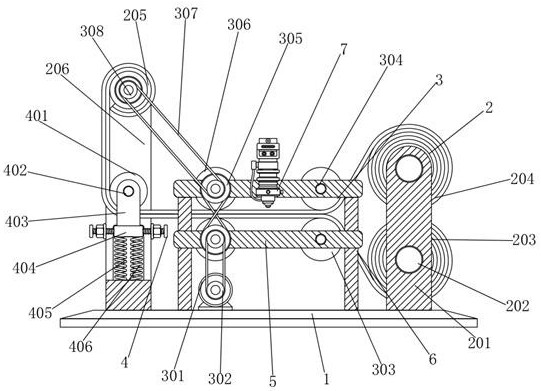 Double-welding-edge plastic thin film production line