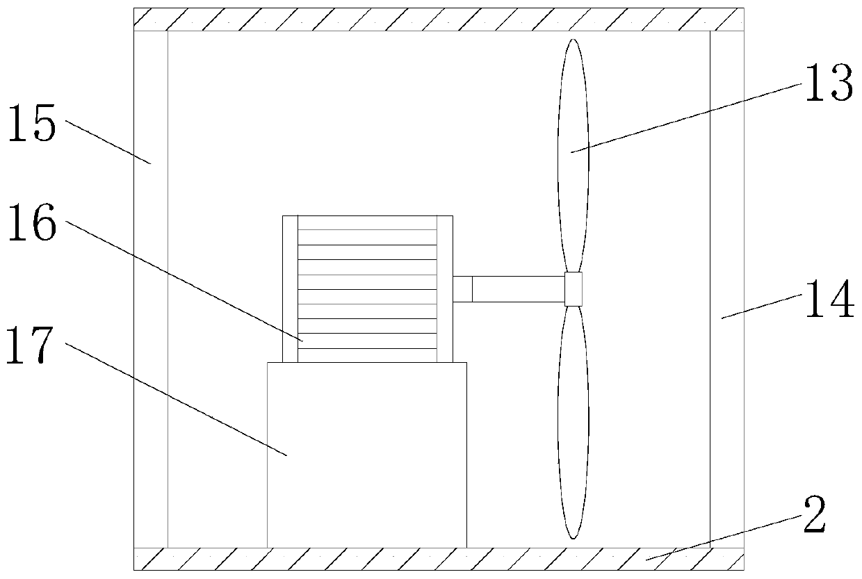 Waste treatment device for aluminum plate machining