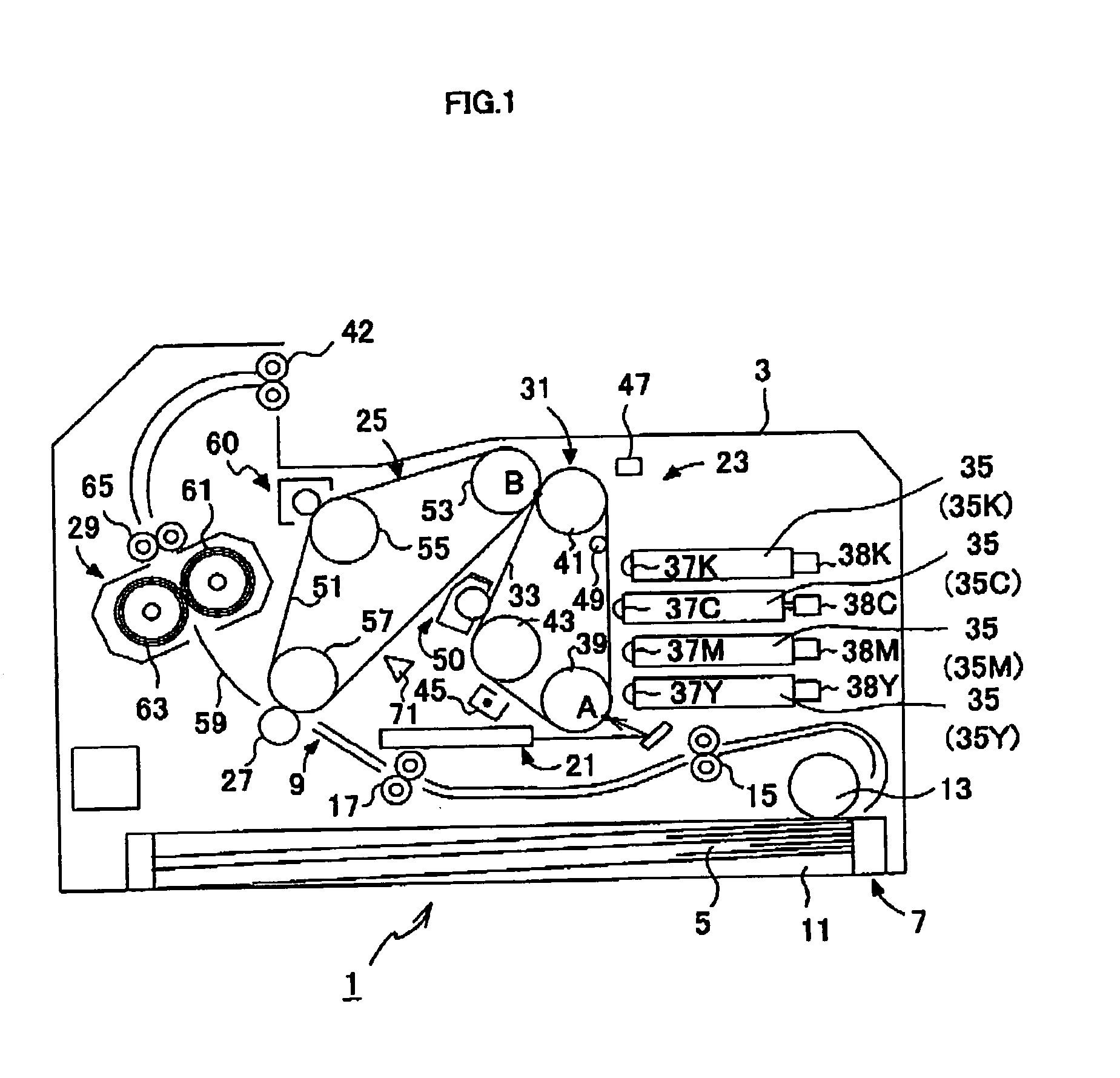 Patch density measuring apparatus and image forming apparatus