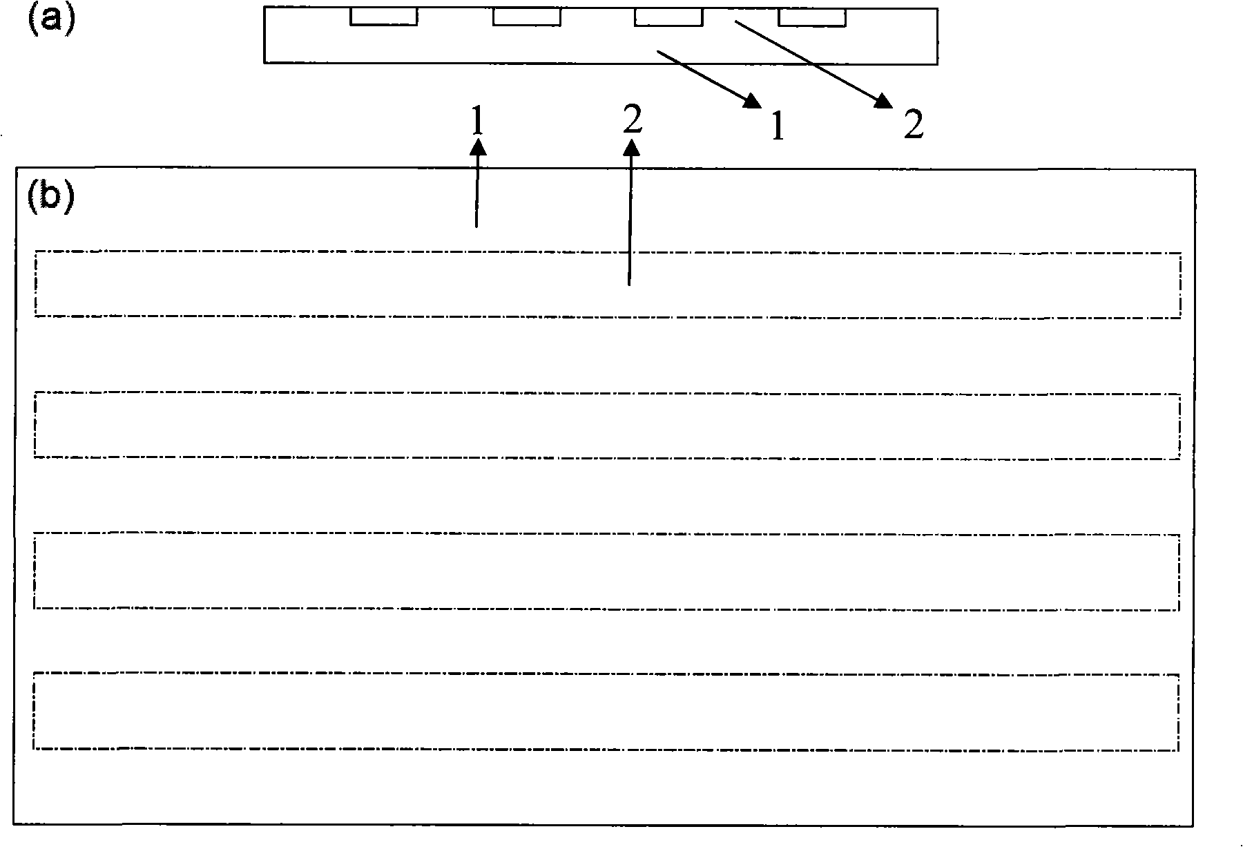 Bendable organic small molecule touch sensor array and method for making same