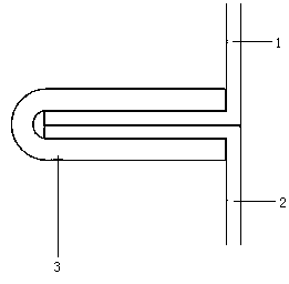 Novel refrigerator side panel splicing structure