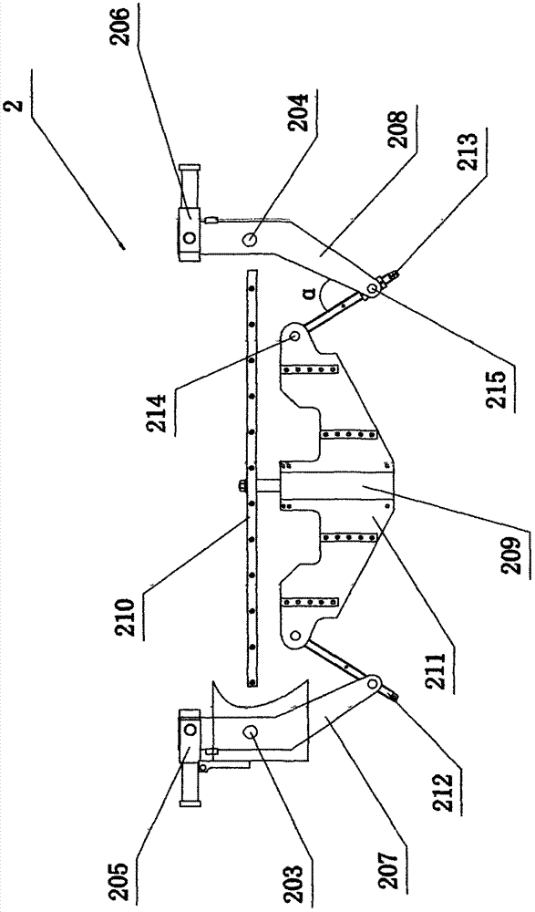 Car luggage rack arc bending machine and luggage rack machining method thereof