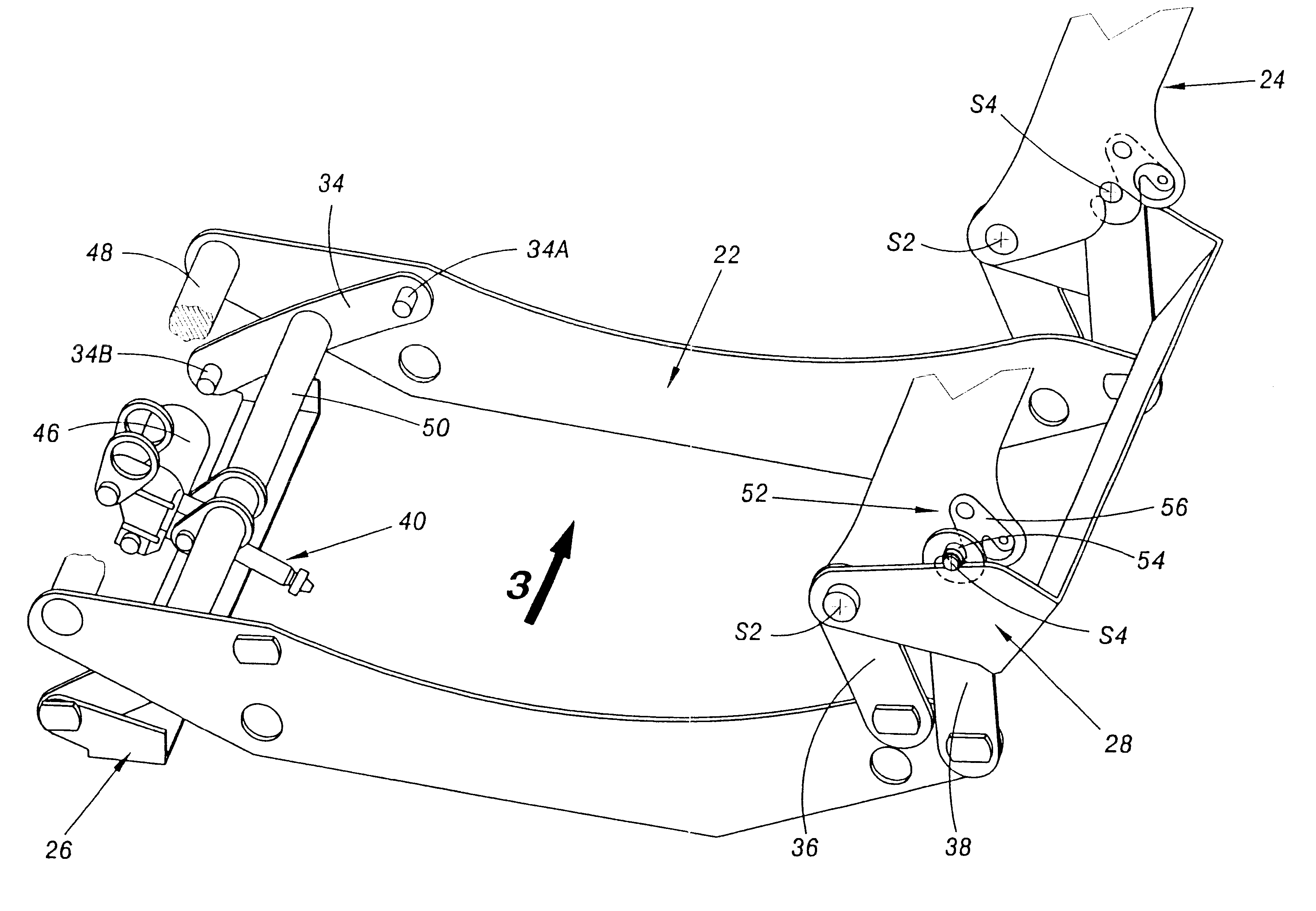 Variable configuration automobile vehicle seat