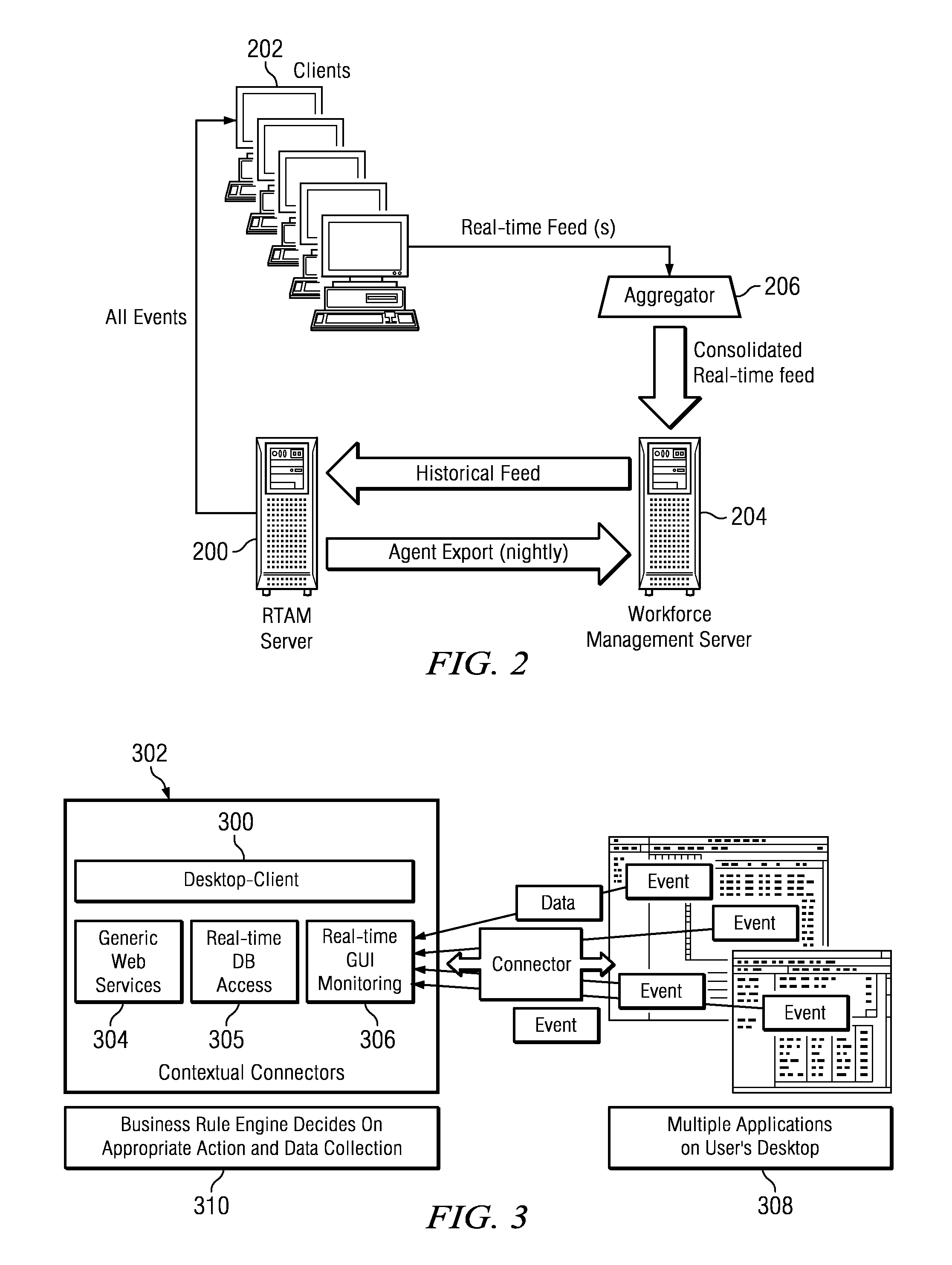 Application usage and process monitoring in an enterprise environment having agent session recording for process definition