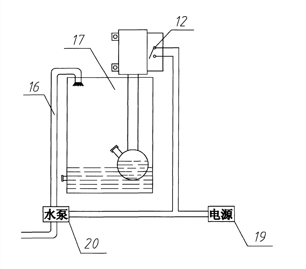 Novel floater type liquid level automatic control device