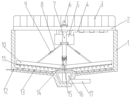 A kind of sludge thickening equipment based on sbr treatment process