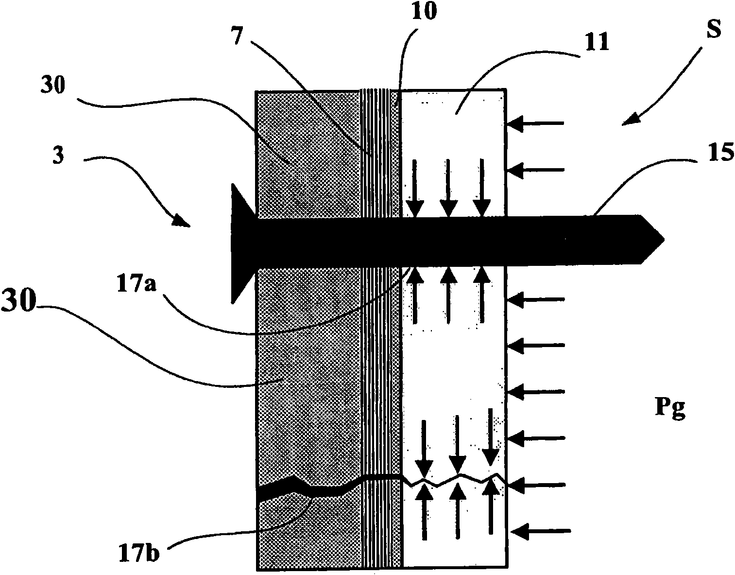 Tyre with a self-sealing ply