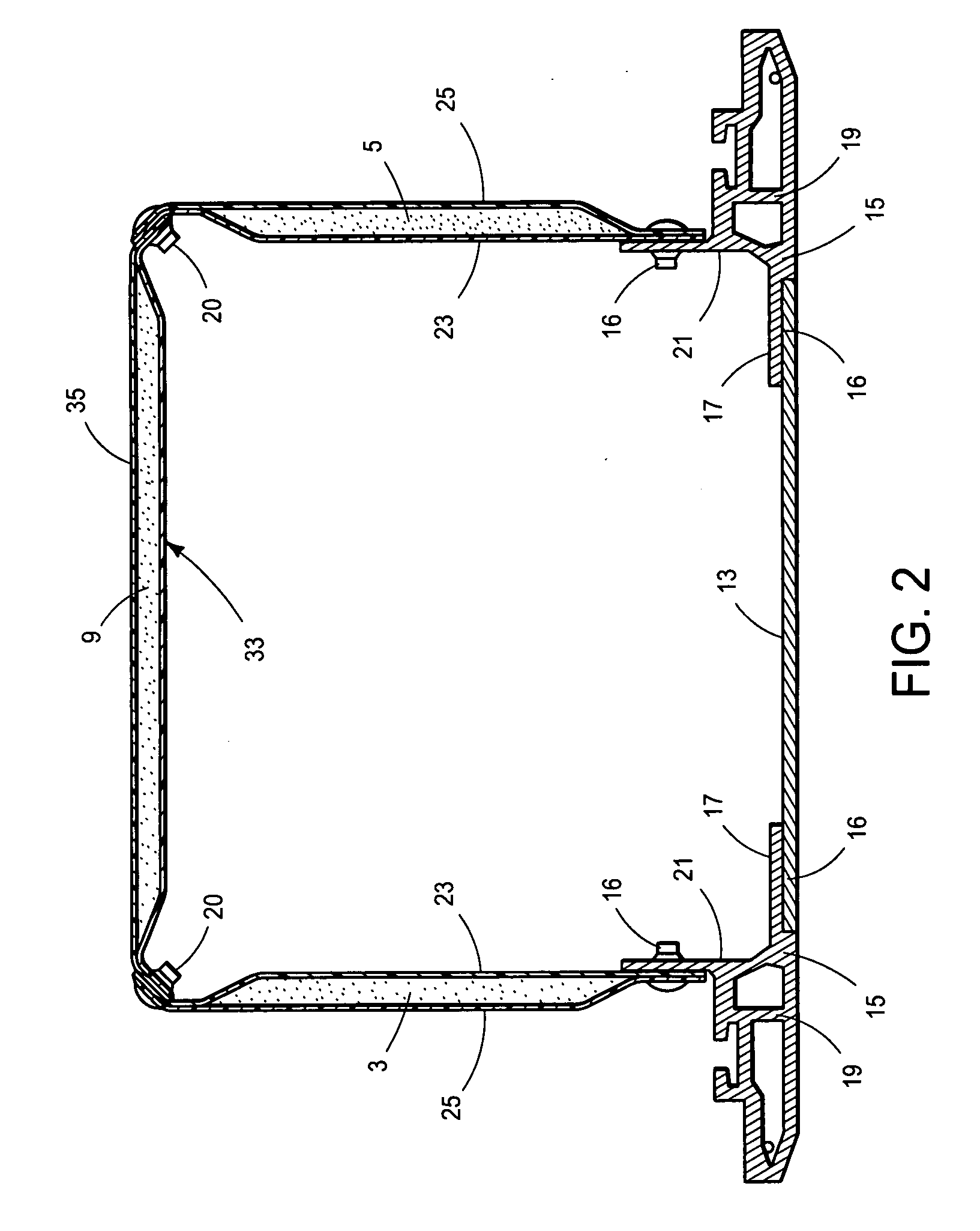 Method of thermoforming fiber reinforced thermoplastic sandwich panels, thermoformed articles, and modular container structure assembled therefrom