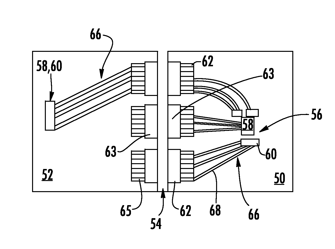 High Speed Bypass Cable For Use With Backplanes