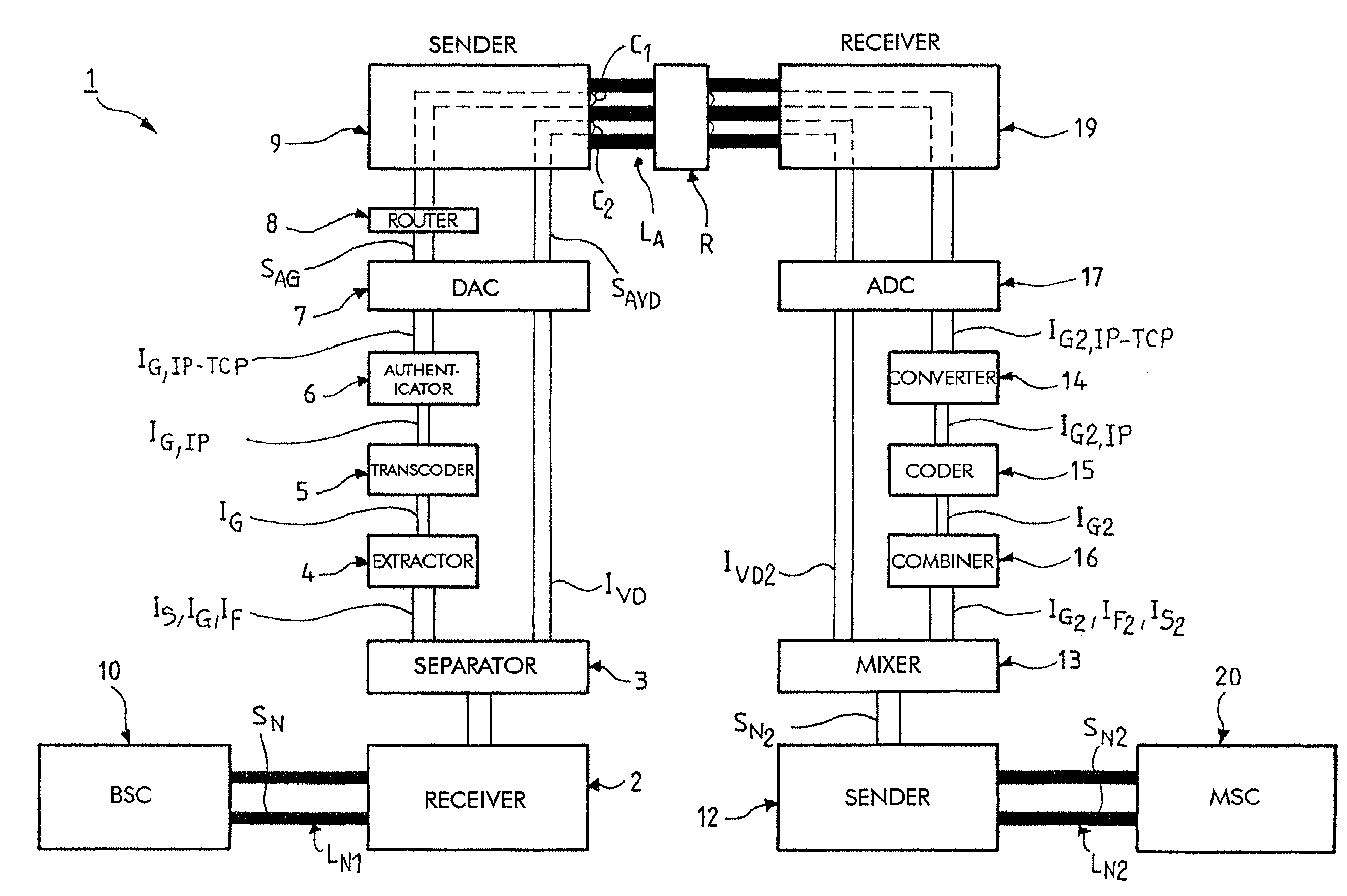 Digital signal transmission system