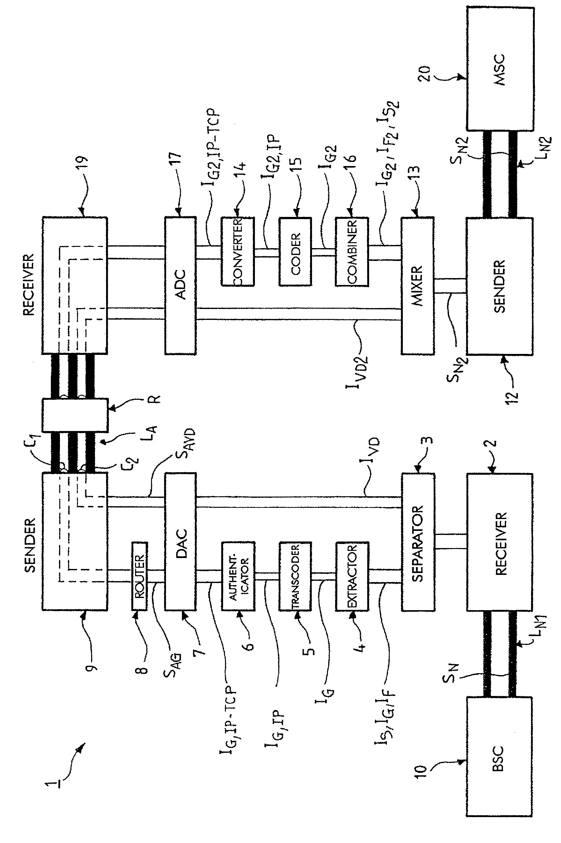 Digital signal transmission system