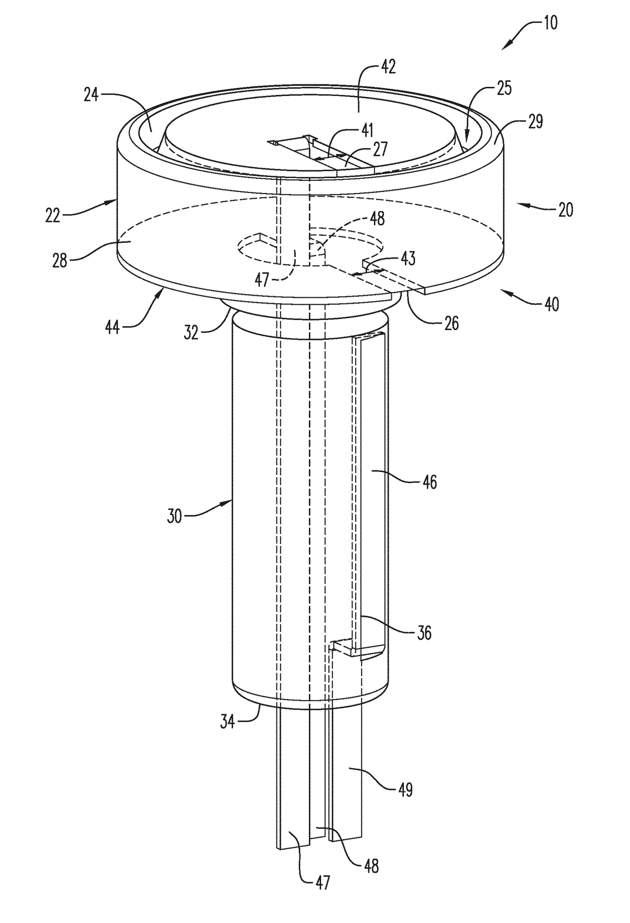 Initiator head assembly