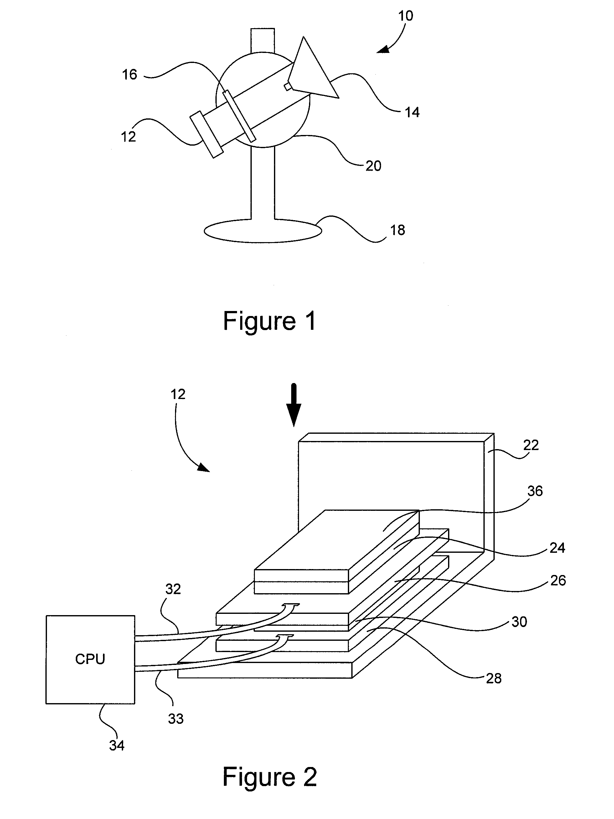 Multi-layer flat panel x-ray detector