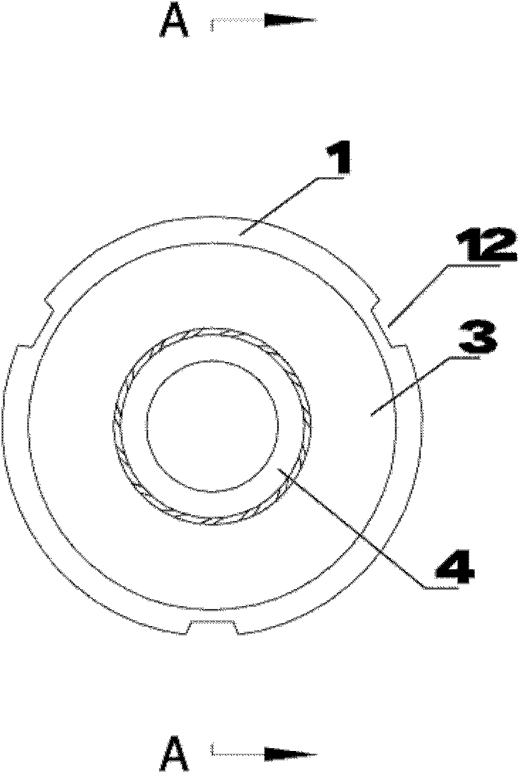 Self-seal kinetic pressure gas radial ceramic bearing