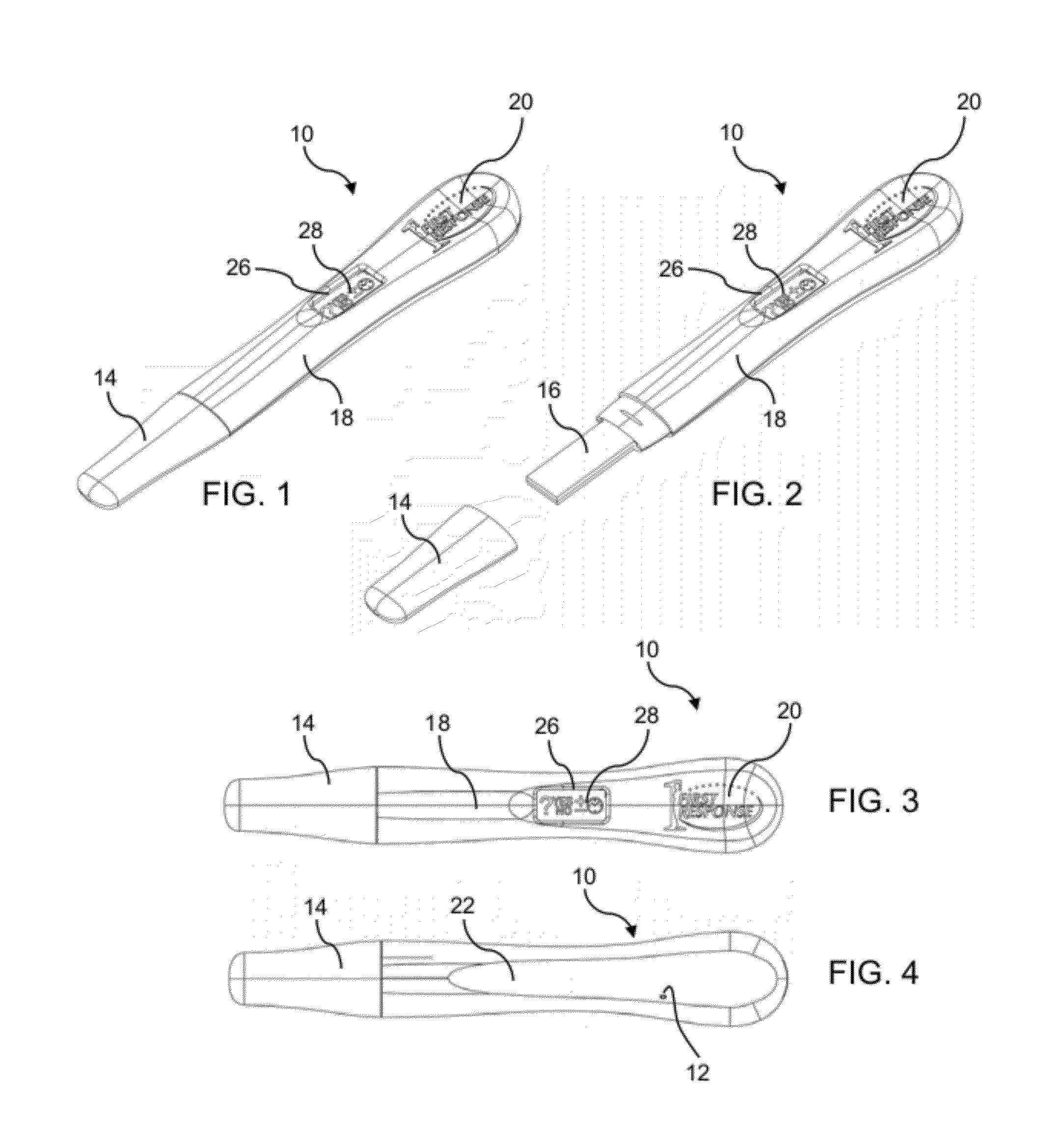 Electronic analyte assaying device