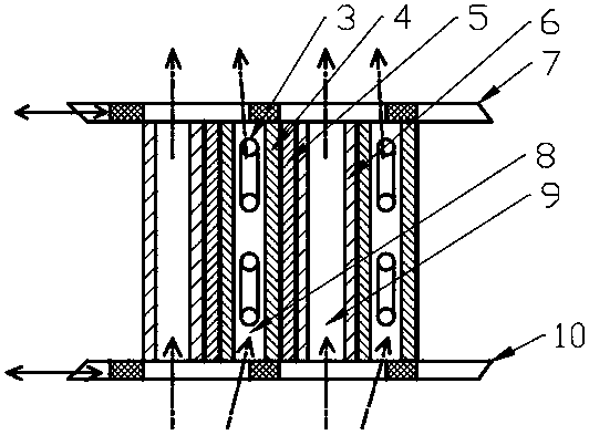 A stack simulation device for the development of high-power fuel cell thermal management system