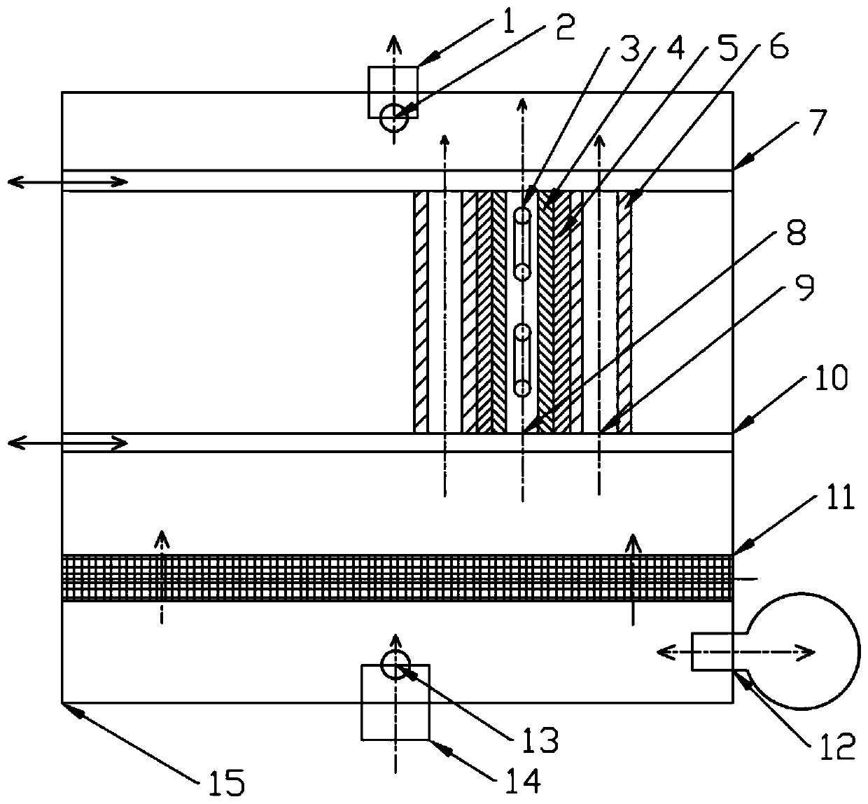 A stack simulation device for the development of high-power fuel cell thermal management system